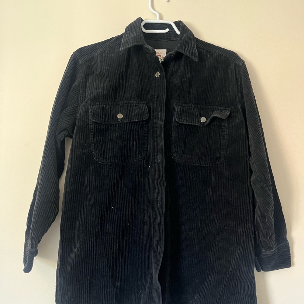 Black Corduroy Women's Jacket